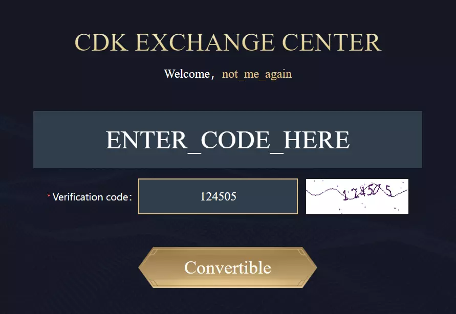 new way to redeem a code - step 5