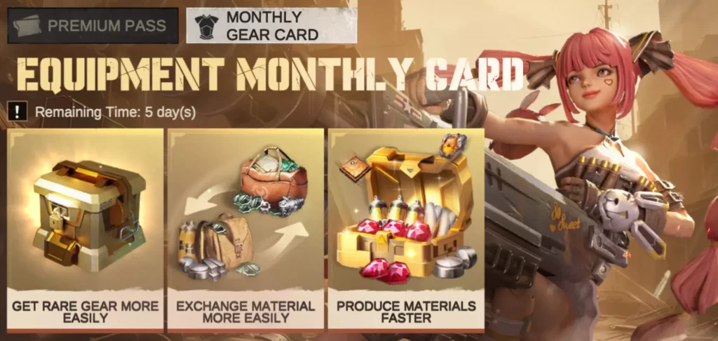 monthly gear pass