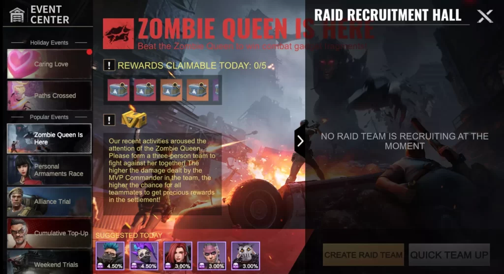 zombie queen is here screen
